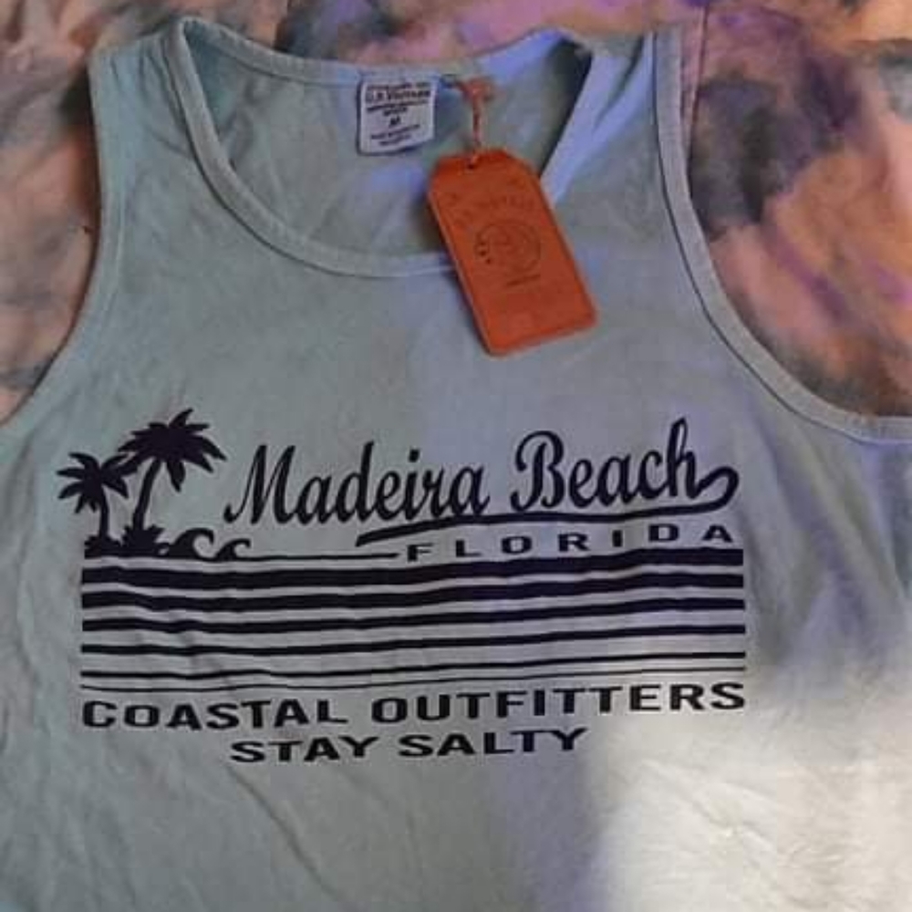 Brand new very pretty light blue us vintage tank top